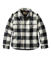 L.L.BeanWomen's Maine Guide Zip Front Jac-Shirt with Primaloft, Plaid
