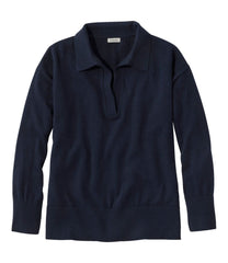 L.L.BeanWomen's Cotton/Cashmere Sweater, Polo
