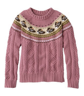 L.L.BeanWomen's Signature Cotton Fisherman Sweater, Crewneck Novelty