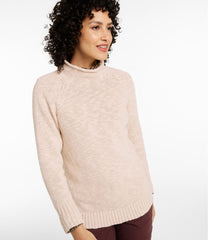 L.L.BeanWomen's Cotton Ragg Sweater, Funnelneck Pullover
