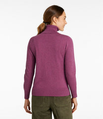 L.L.BeanWomen's Cotton/Cashmere Sweater, Turtleneck
