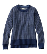 L.L.BeanWomen's Wicked Soft Cotton/Cashmere Crewneck Sweater, Pattern