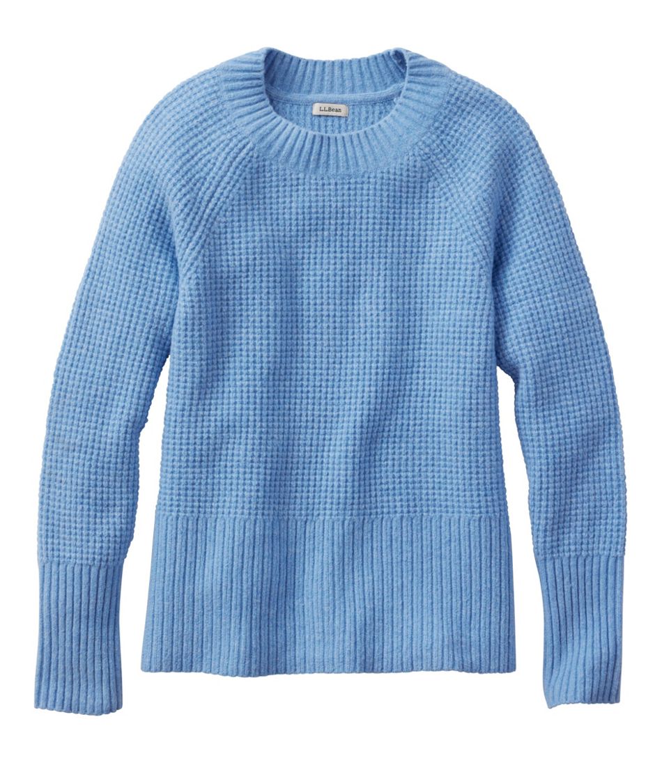L.L.BeanWomen's SuperSoft Waffle Sweater, Crewneck