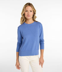 L.L.BeanWomen's Cotton/Cashmere Sweater, Crewneck