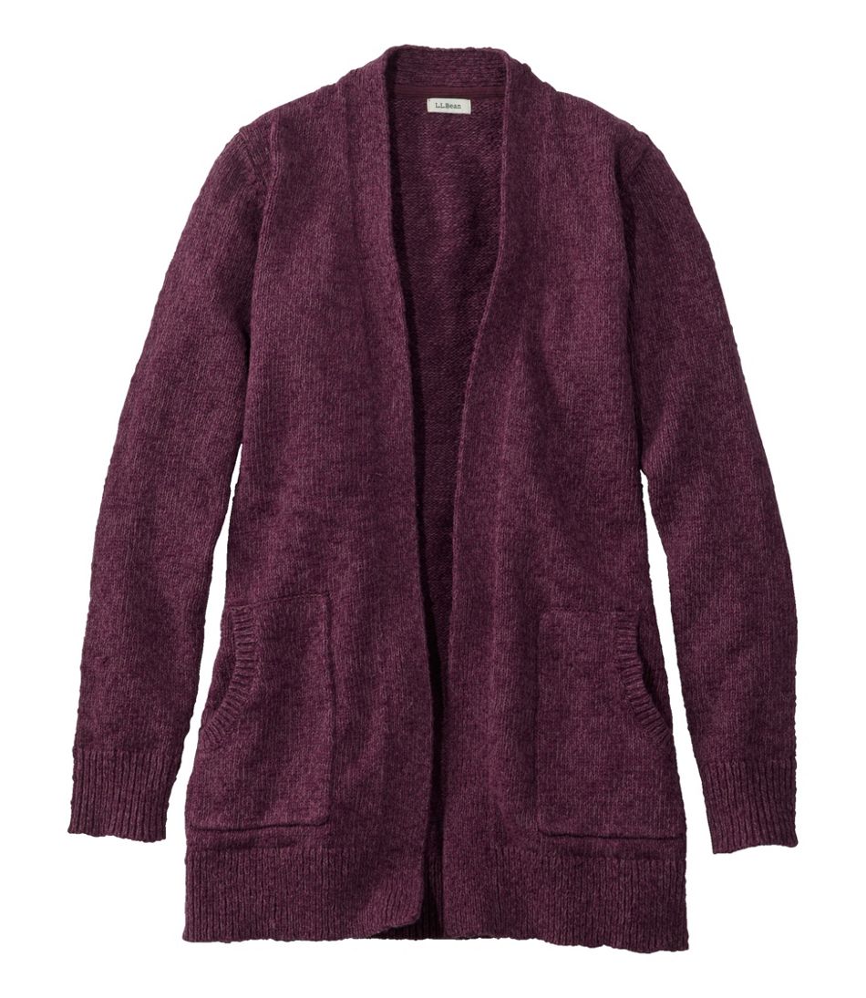 L.L.BeanWomen's Cotton Ragg Sweater, Open Cardigan