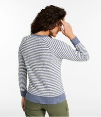 L.L.BeanWomen's Midweight Cotton Slub Rollneck Pullover Stripe