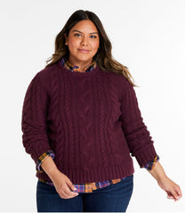 L.L.BeanWomen's Double L® Cable Sweater, Crewneck