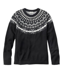 L.L.BeanWomen's Classic Cashmere Sweater, Crewneck Fair Isle
