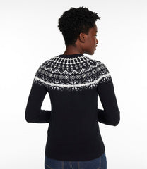 L.L.BeanWomen's Classic Cashmere Sweater, Crewneck Fair Isle