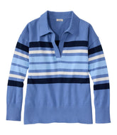 L.L.BeanWomen's Cotton/Cashmere Sweater, Polo Stripe