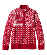 L.L.BeanWomen's Signature Kingfield Merino Wool Sweater, Fair Isle