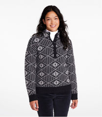 L.L.BeanWomen's Signature Kingfield Merino Wool Sweater, Fair Isle