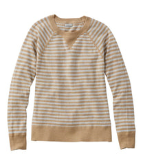 L.L.BeanWomen's Organic Cotton Slub Sweater, Crewneck Stripe