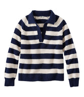 L.L.BeanWomen's SuperSoft Waffle Sweater, Polo Stripe