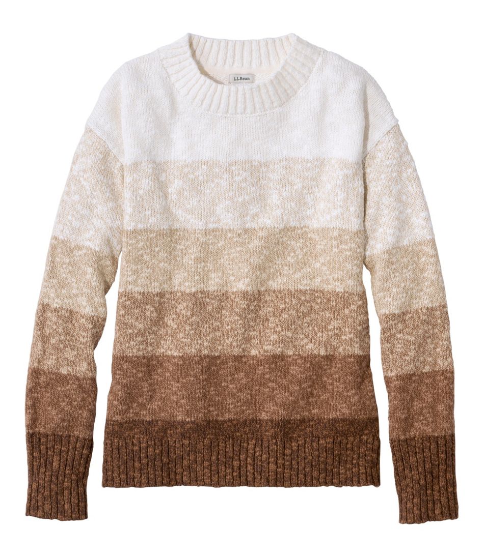 L.L.BeanWomen's Cotton Ragg Sweater, Crewneck Stripe