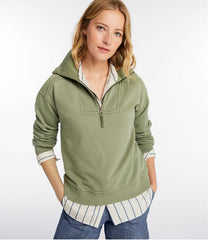 L.L.BeanWomen's Sunwashed Sweats, Quarter-Zip