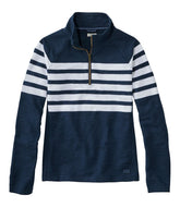 L.L.BeanWomen's Peaks Island Quarter-Zip Pullover, Stripe