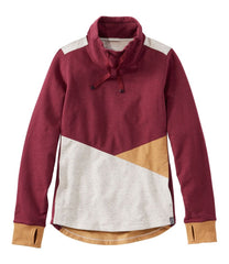 L.L.BeanWomen's Cozy Mixed-Knit Pullover, Colorblock