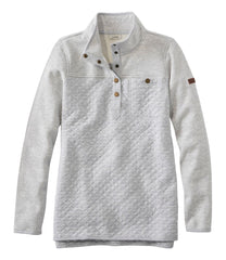 L.L.BeanWomen's Quilted Sweatshirt, Mockneck Tunic