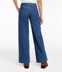 L.L.BeanWomen's True Shape Jeans, High-Rise Wide-Leg Trouser