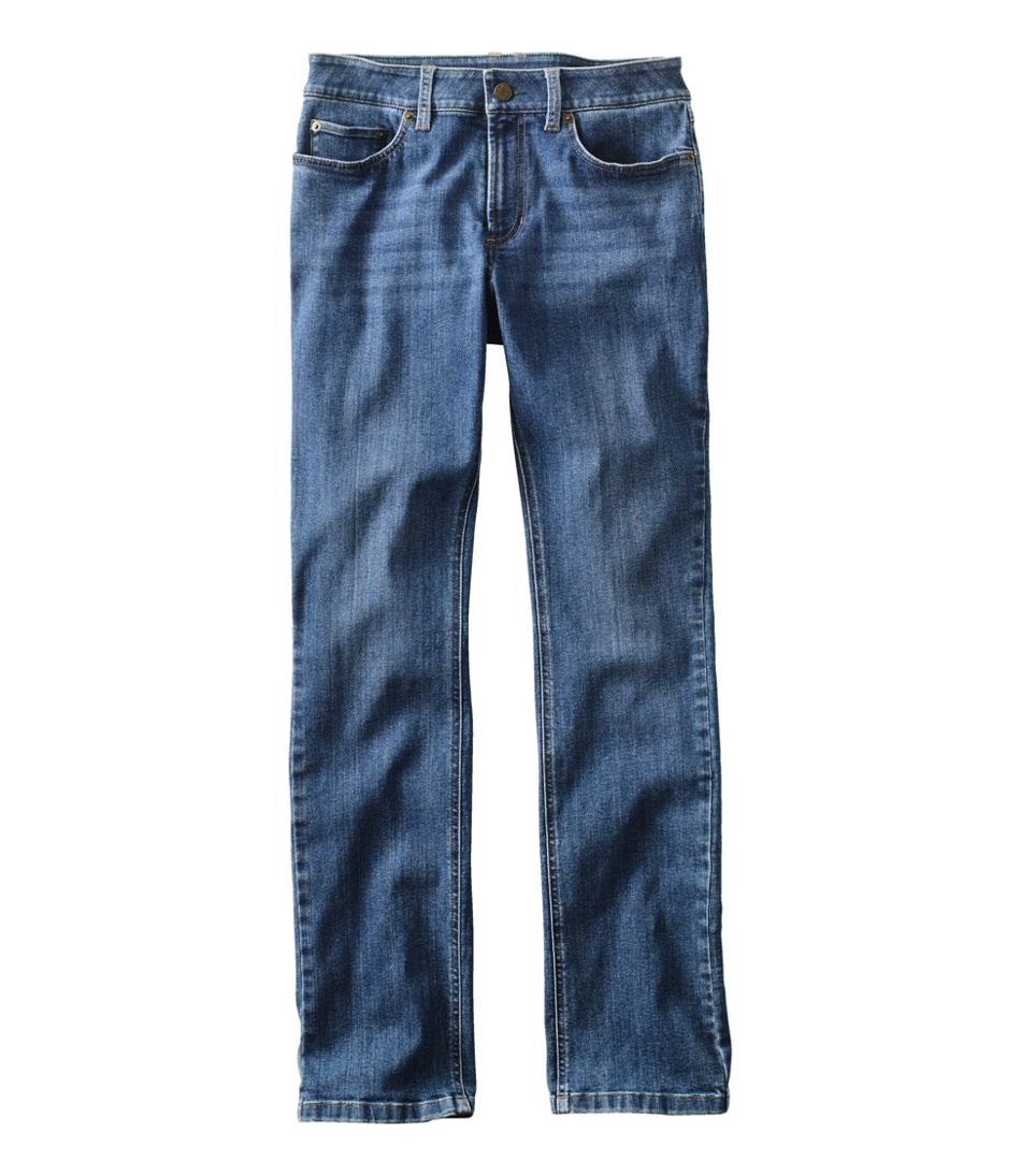 L.L.BeanWomen's BeanFlex® Jeans, Mid-Rise Straight-Leg