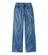 L.L.BeanWomen's Everyday Stretch Jeans, High-Rise Relaxed Wide-Leg