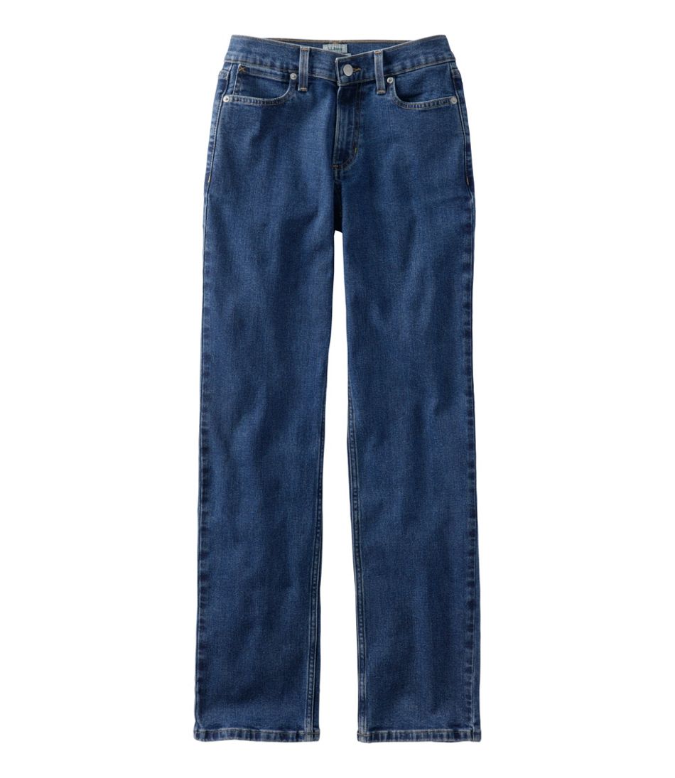 L.L.BeanWomen's 207 Vintage Jeans, Mid-Rise Relaxed Straight-Leg