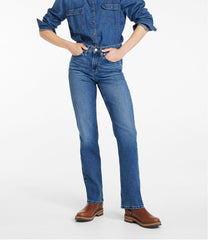 L.L.BeanWomen's 207 Vintage Jeans, High-Rise Straight-Leg