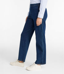 L.L.BeanWomen's Perfect Fit Pants, Denim Straight-Leg