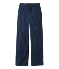 L.L.BeanWomen's Comfort Stretch Pants, Mid-Rise Wide-Leg Chino