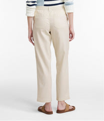 L.L.BeanWomen's Comfort Stretch Cotton/Linen Pants, High-Rise Ankle