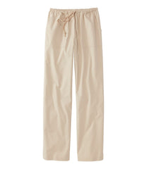 L.L.BeanWomen's Sunwashed Canvas Pants, High-Rise Straight-Leg