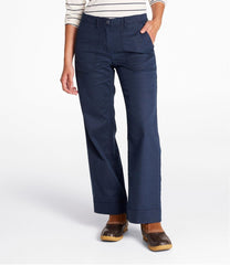 L.L.BeanWomen's Signature Utility Pants, Mid-Rise Wide-Leg Ankle-Length