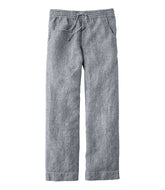 L.L.BeanWomen's Premium Washable Linen Pull-On Pants, Stripe