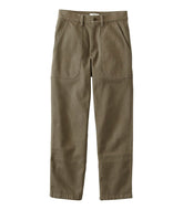 L.L.BeanWomen's Signature Washed Cotton Barrel Pants, High-Rise Tapered Leg
