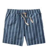 L.L.BeanWomen's Lakewashed Dock Shorts, Mid-Rise Stripe