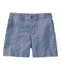 L.L.BeanWomen's Comfort Stretch Cotton/Linen Shorts, High-Rise 7"