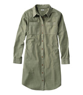 L.L.BeanWomen's L.L. Bean Heritage Washed Denim Shirt Dress, Garment-Dye