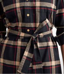 L.L.BeanWomen's Signature Camp Flannel Shirt Dress, Button-Front