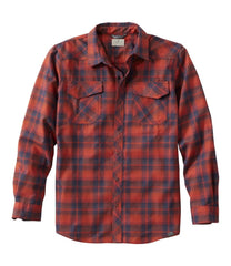 L.L.BeanMen's Katahdin Performance Flannel Shirt, Slightly Fitted