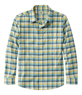 L.L.BeanMen's Wrinkle-Free Ultrasoft Brushed Cotton Shirt, Long-Sleeve, Slightly Fitted Untucked Fit
