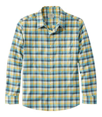 L.L.BeanMen's Wrinkle-Free Ultrasoft Brushed Cotton Shirt, Long-Sleeve, Slightly Fitted Untucked Fit