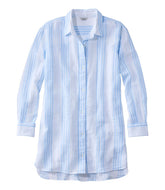 L.L.BeanWomen's Cloud Gauze Cover-Up Shirt, Stripe