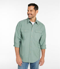 L.L.BeanMen's Sunwashed Canvas Shirt, Traditional Fit