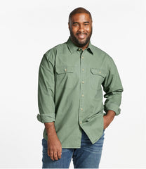 L.L.BeanMen's Sunwashed Canvas Shirt, Traditional Fit