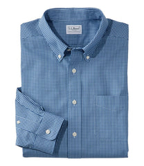 L.L.BeanMen's Wrinkle-Free Pinpoint Oxford Cloth Shirt, Traditional Fit Tattersall