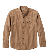 L.L.BeanMen's Brushed Jaspé Twill Shirt, Traditional Untucked Fit