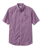 L.L.BeanMen's Wrinkle-Free Kennebunk Sport Shirt, Traditional Fit Short-Sleeve Check