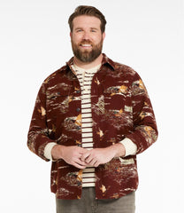 L.L.BeanMen's Signature 1933 Chamois Cloth Shirt, Slim Fit, Pattern
