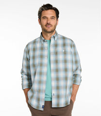 L.L.BeanMen's Comfort Stretch® Chambray Shirt, Traditional Untucked Fit, Long-Sleeve, Print